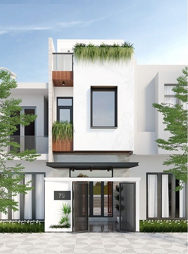 Nhà phố 3 tầng không ban công lấy sáng thế nào?