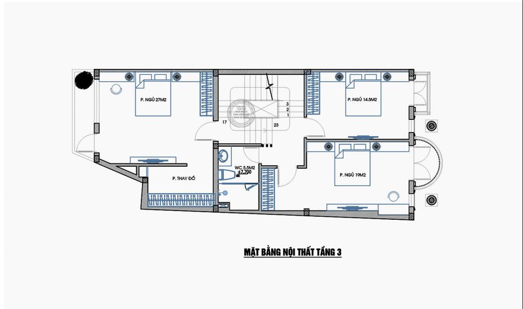 100+ mẫu nhà phố 3 tầng mái thái đẹp thiết kế bởi kts giỏi