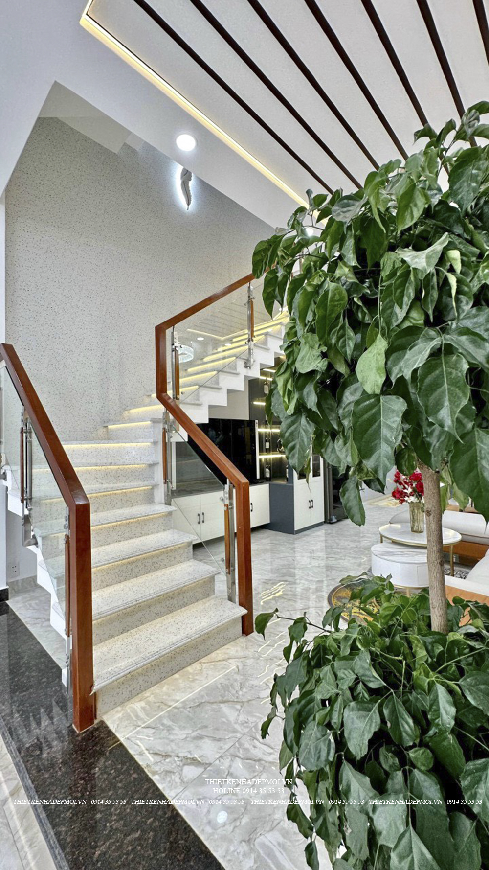 Hình ảnh thi công hoàn thiện nhà anh trí - quận 12