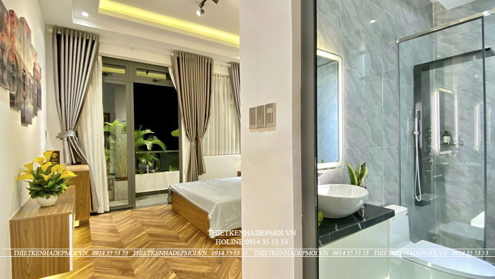 Hình ảnh thi công hoàn thiện nhà anh hùng - gò vấp