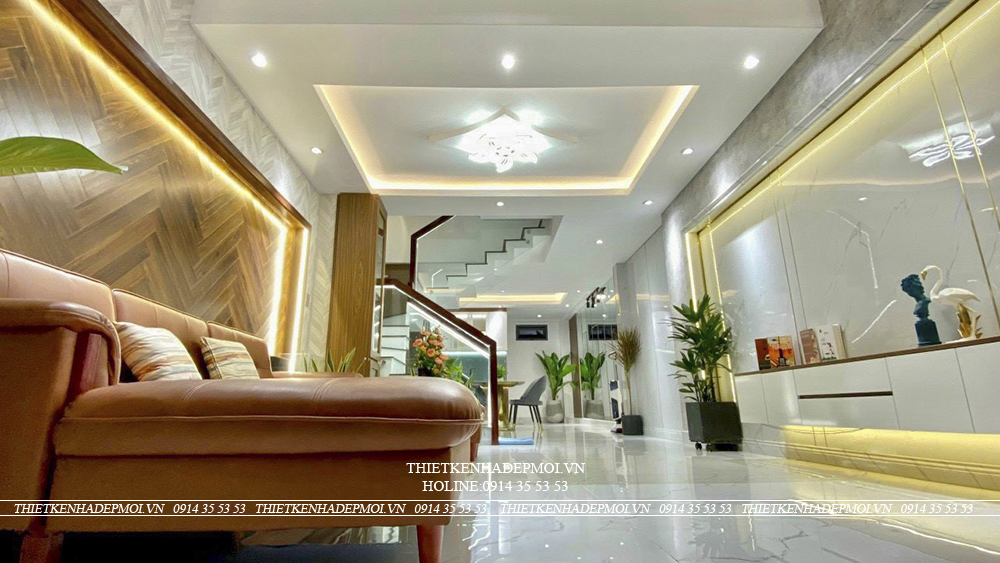 Hình ảnh thi công hoàn thiện nhà anh hùng - gò vấp