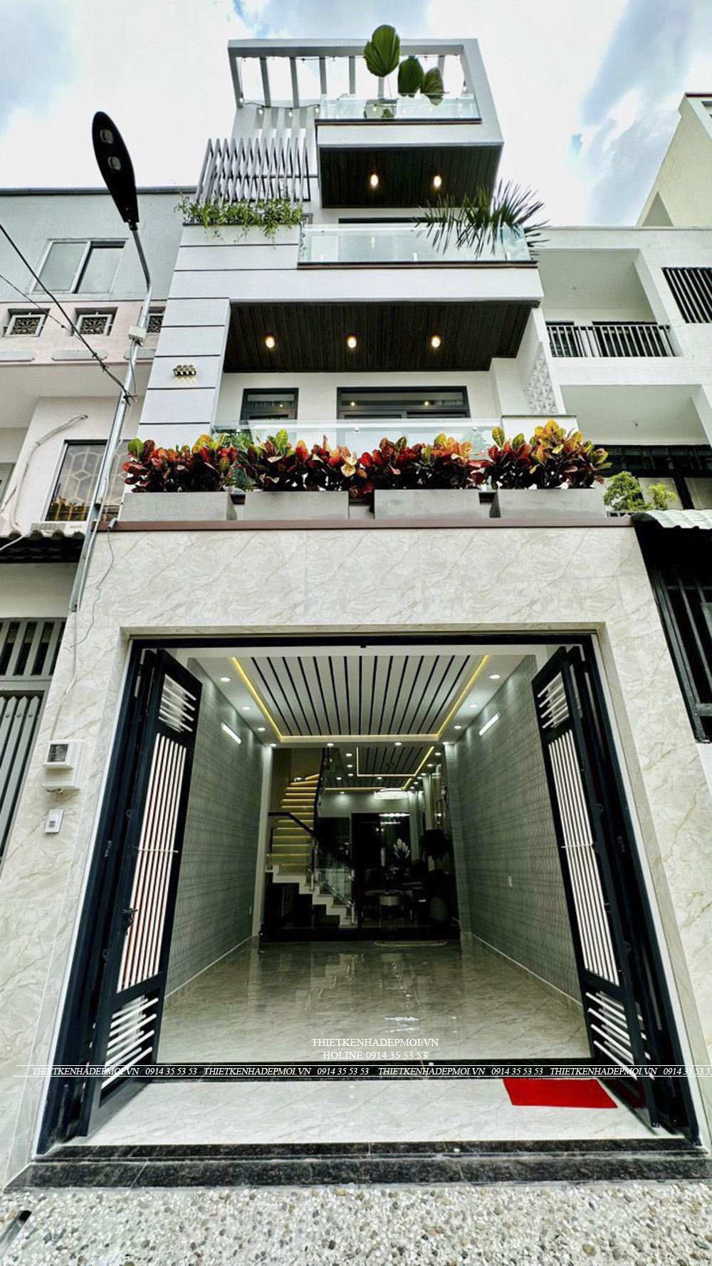 Hình ảnh thi công hoàn thiện nhà anh trí - quận 12