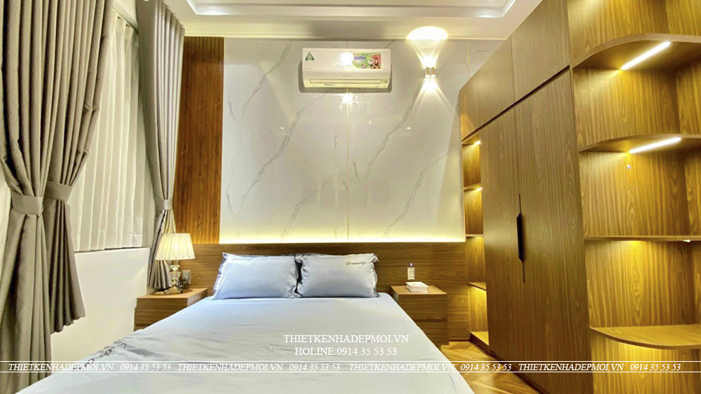 Hình ảnh thi công hoàn thiện nhà anh hùng - gò vấp