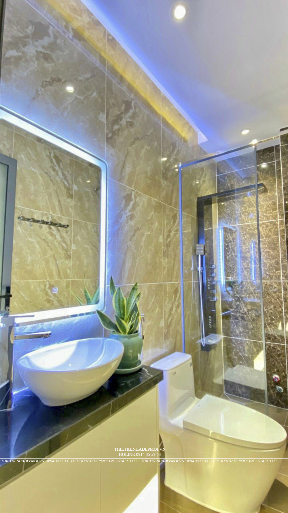 Hình ảnh thi công hoàn thiện nhà anh hùng - gò vấp