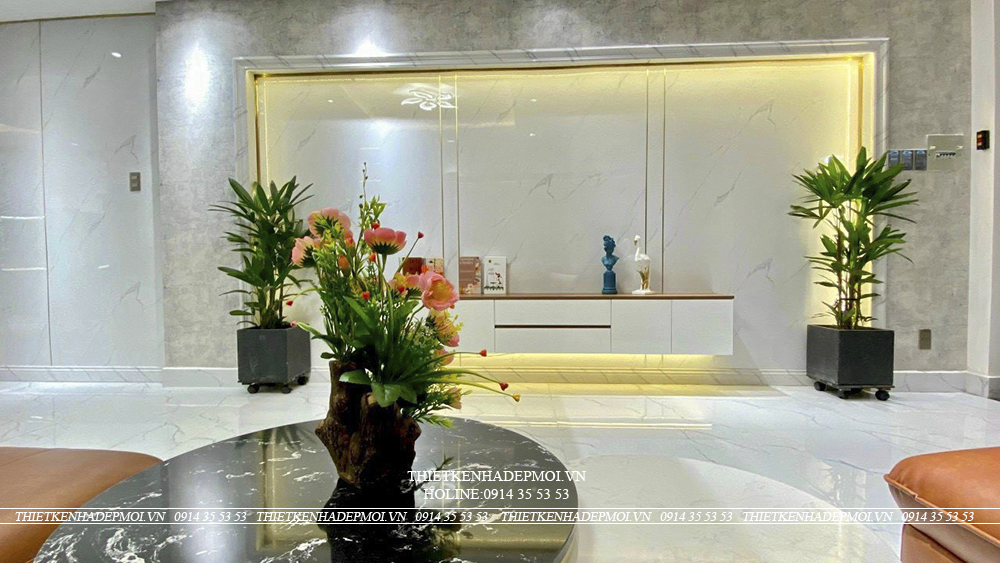 Hình ảnh thi công hoàn thiện nhà anh hùng - gò vấp