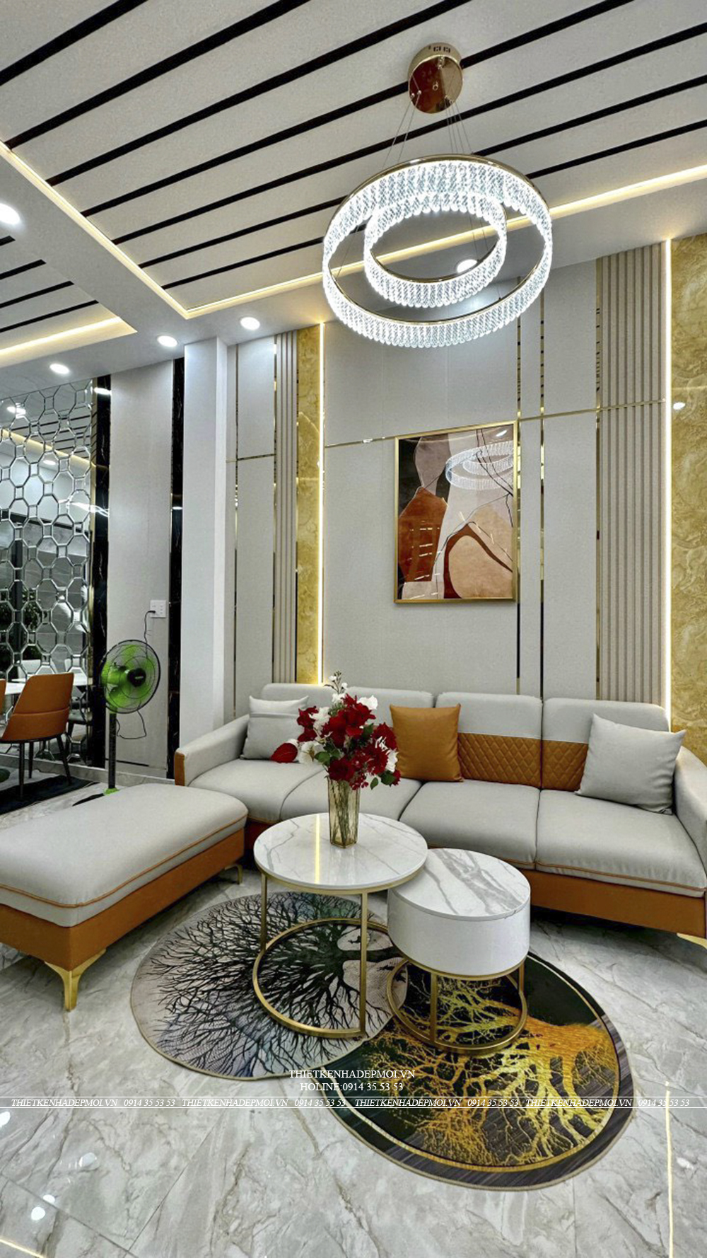Hình ảnh thi công hoàn thiện nhà anh trí - quận 12