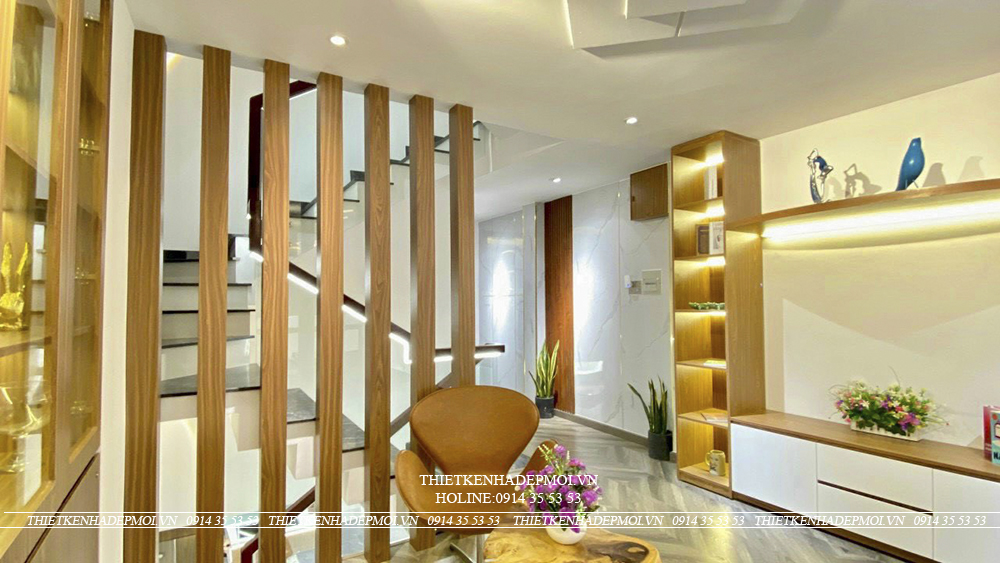 Hình ảnh thi công hoàn thiện nhà anh hùng - gò vấp