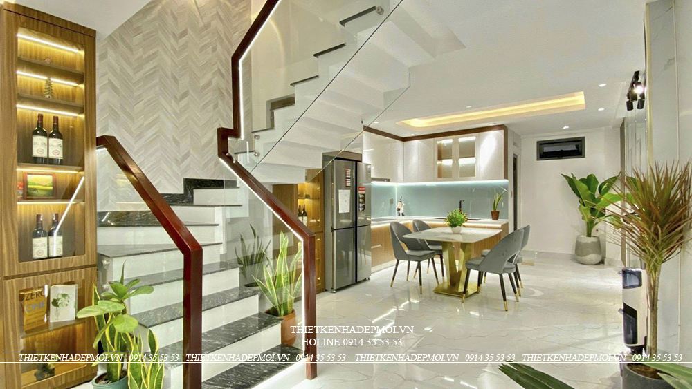 Hình ảnh thi công hoàn thiện nhà anh hùng - gò vấp