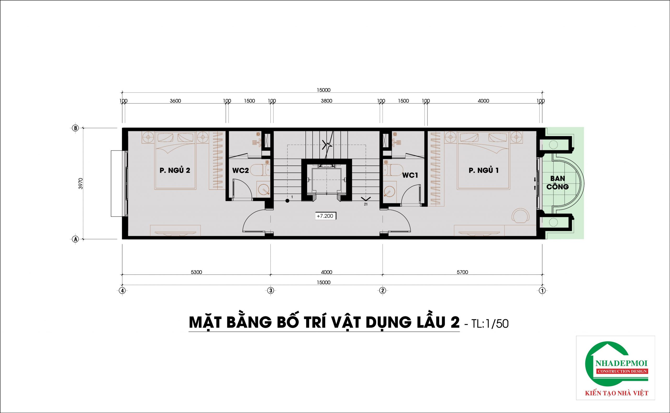 Mẫu nhà phố tân cổ điển 4 tầng 1 tum - anh hiển (đồng nai)