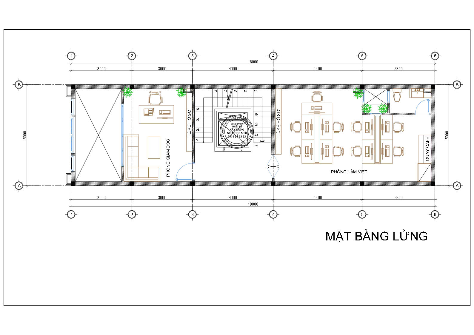 mẫu nhà ở kết hợp văn phòng