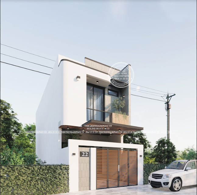 nhà phố hiện đại 2 tầng xu hướng mới