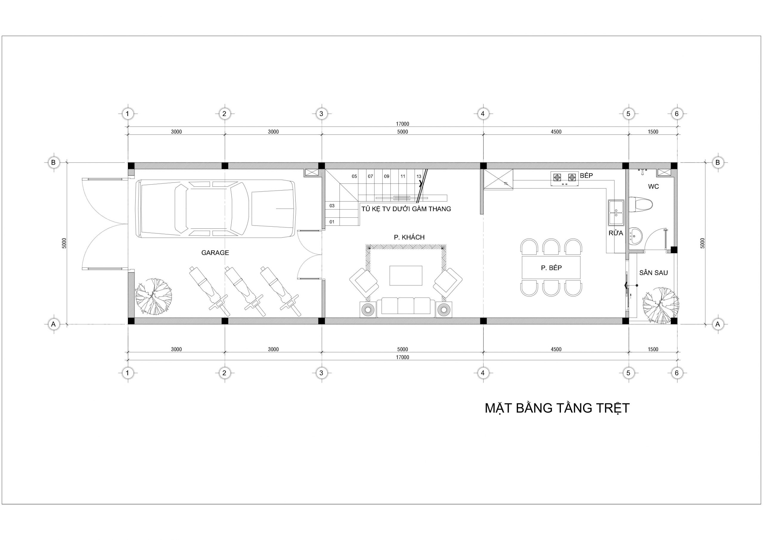 tầng trệt nhà 1 trệt 1 lửng 2 lầu 1 sân thượng