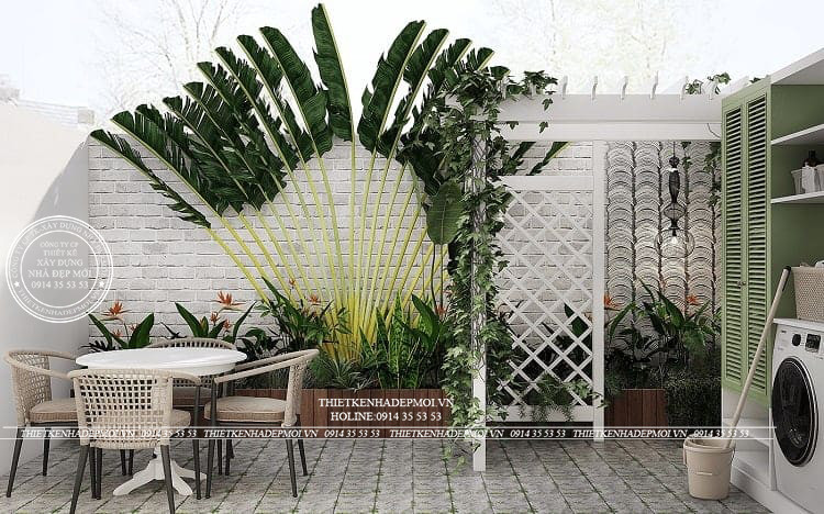 Mẫu nội thất phong cách indochine sang trọng