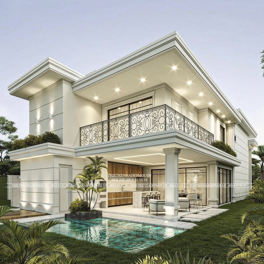 Tổng hợp những mẫu biệt thự phong cách hiện đại