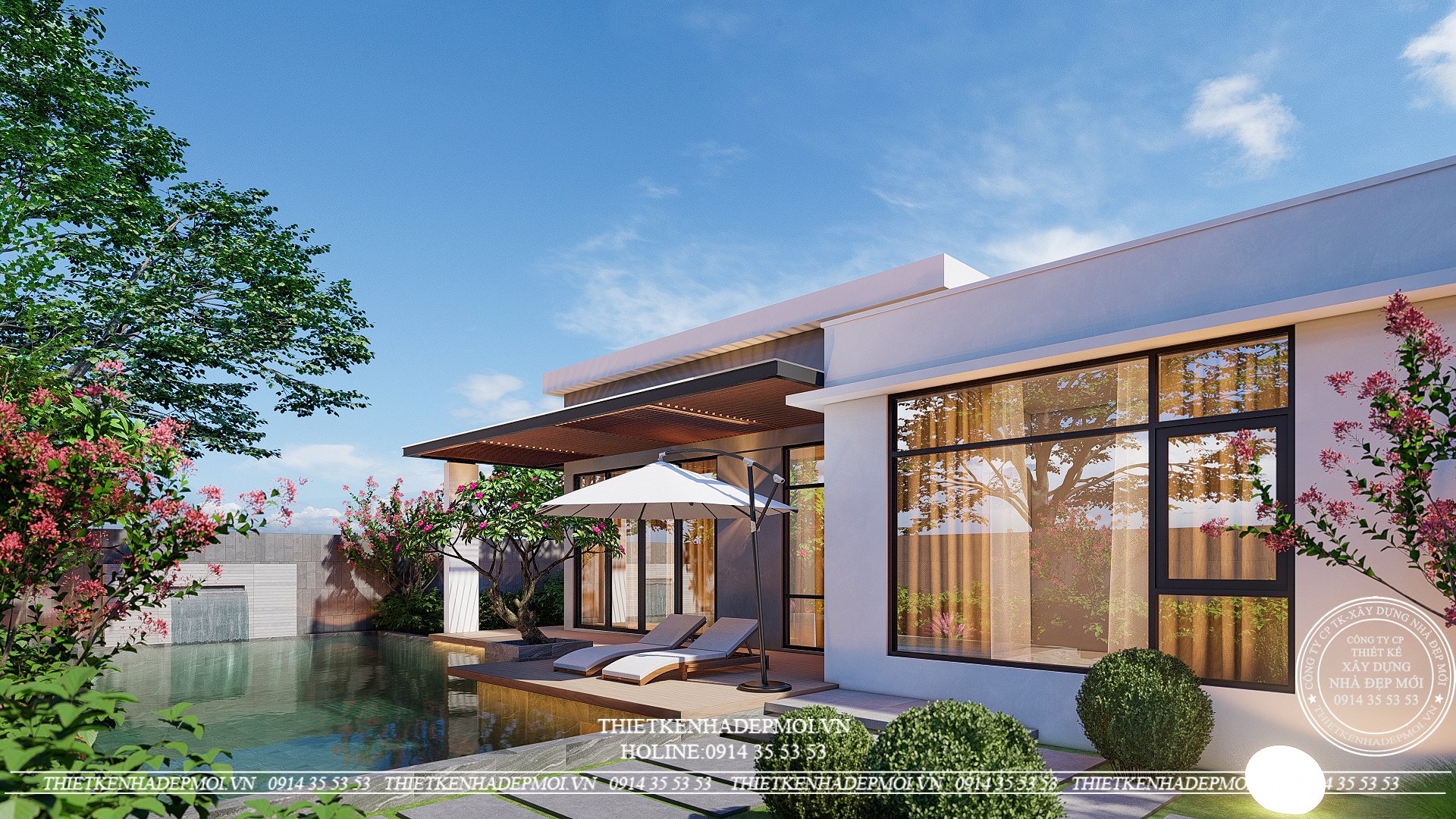 Tổng hợp những mẫu biệt thự phong cách hiện đại