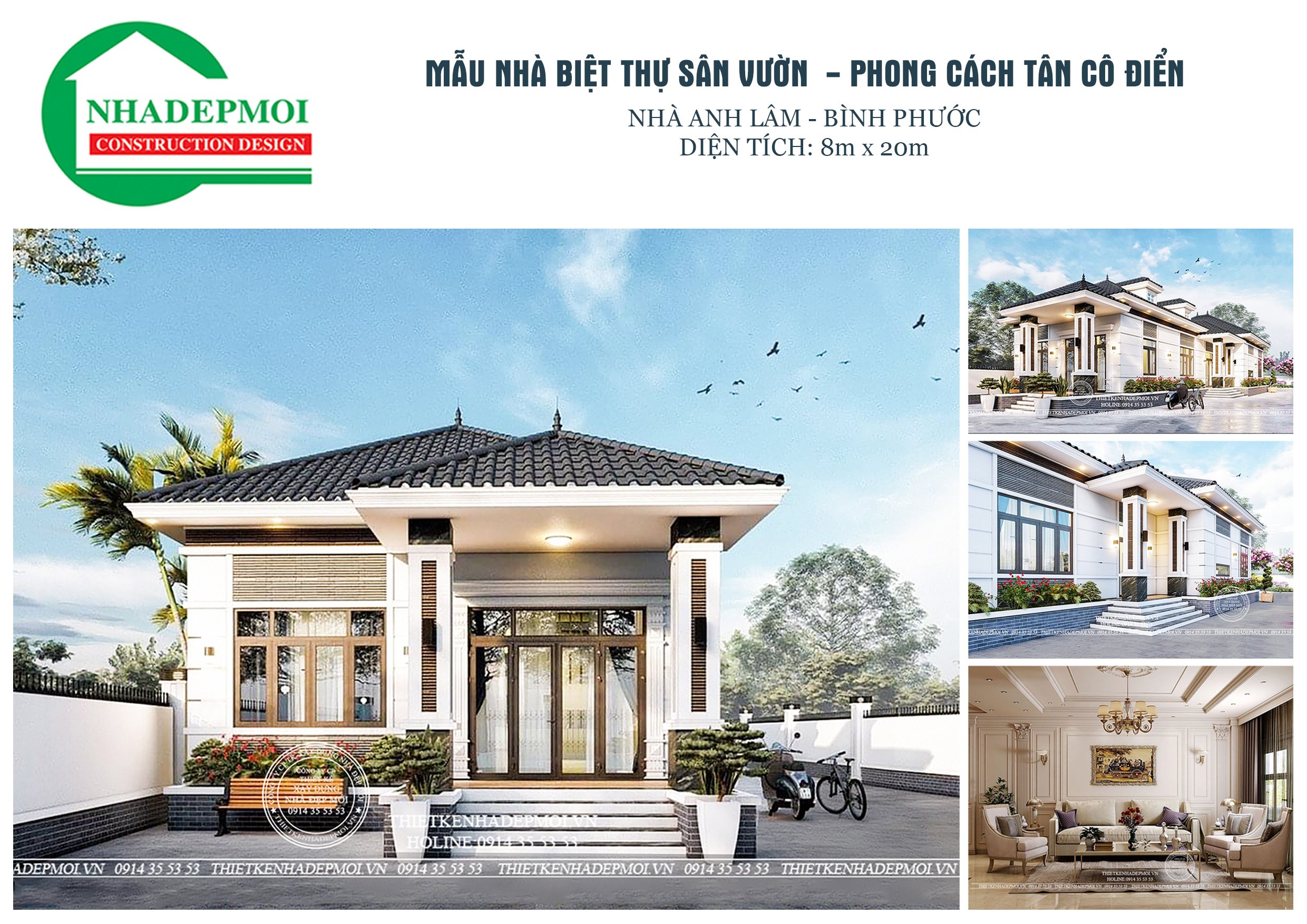 Tổng hợp những mẫu biệt thự mái nhật 1 tầng , 2 tầng được ưa chuộng nhất