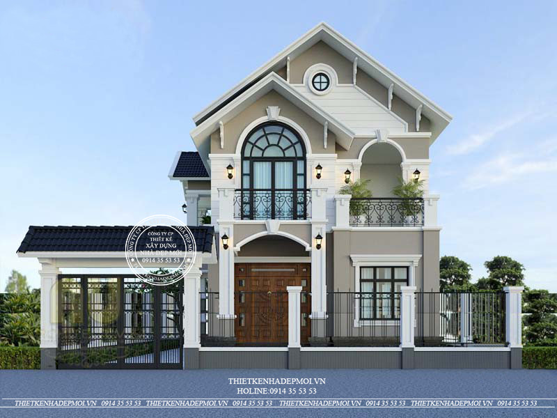 Tổng hợp những mẫu nhà mái thái 2 tầng được yêu thích nhất