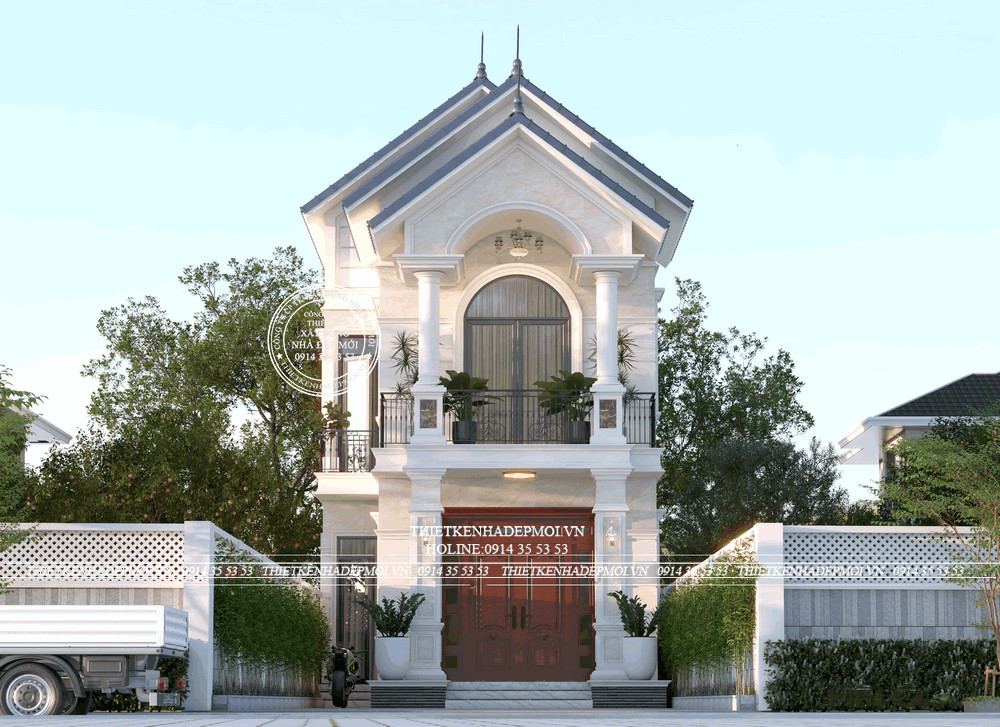 Tổng hợp những mẫu nhà mái thái 2 tầng được yêu thích nhất