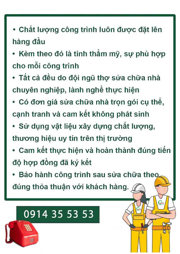 Cải tạo, sửa chữa nhà trọn gói
