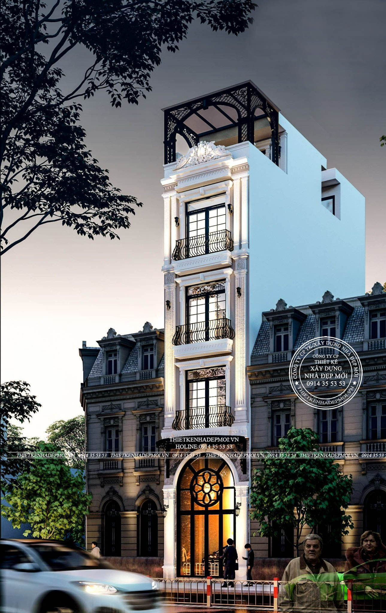 Mẫu nội thất phong cách tân cổ điển sang trọng - đẳng cấp