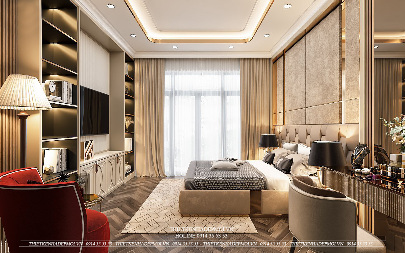 Mẫu nội thất phong cách tân cổ điển sang trọng - đẳng cấp