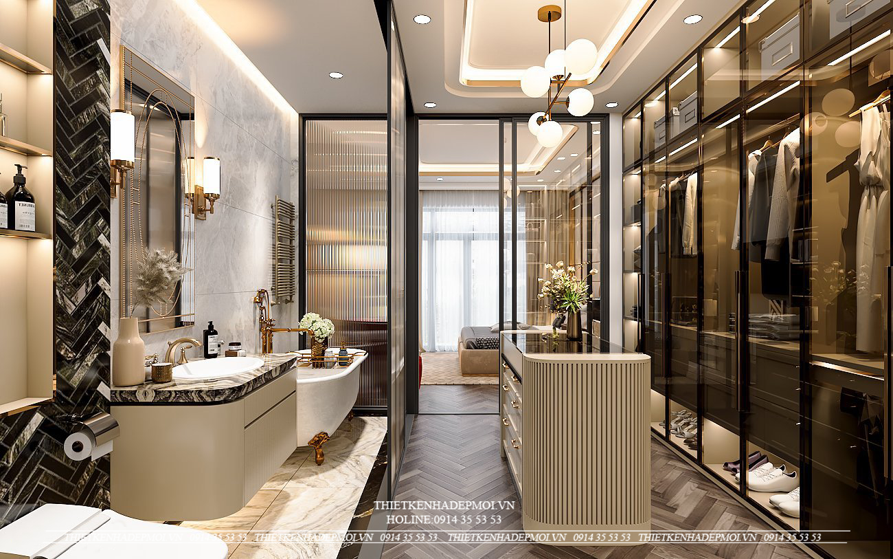Mẫu nội thất phong cách tân cổ điển sang trọng - đẳng cấp