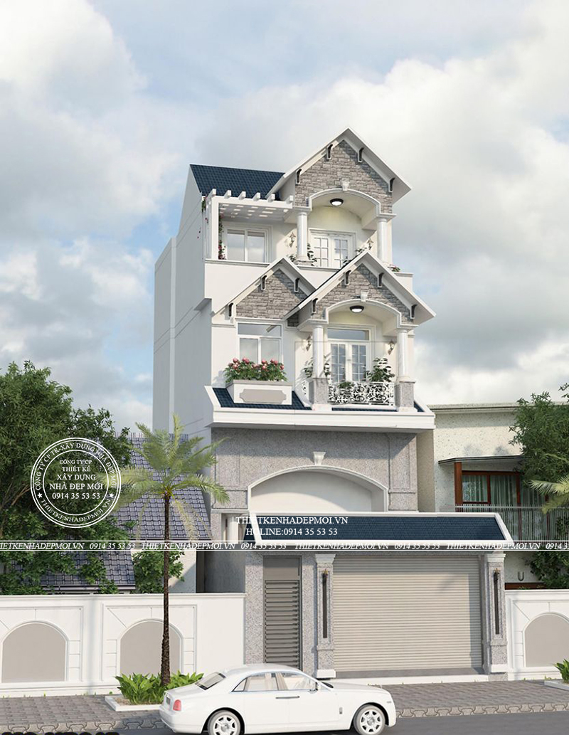 Tổng hợp những mẫu nhà phố 3 tầng hiện đại & mái thái đẳng cấp