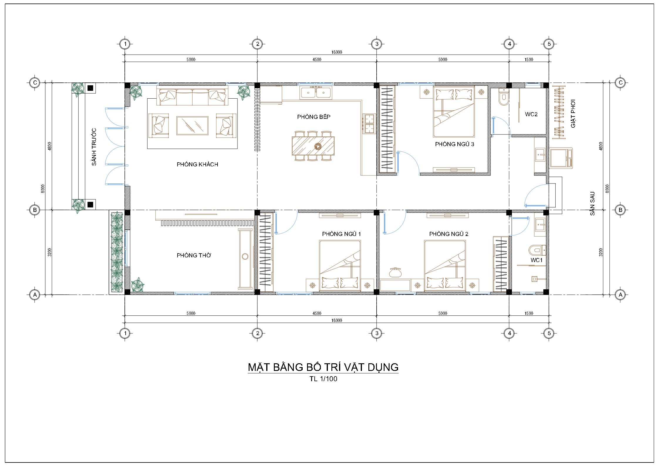 Biệt thự sân vườn mái thái siêu đẹp