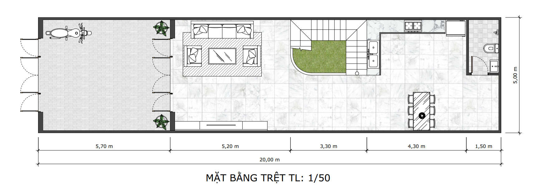Mãn nhãn mẫu nhà phố 4 tầng đẹp