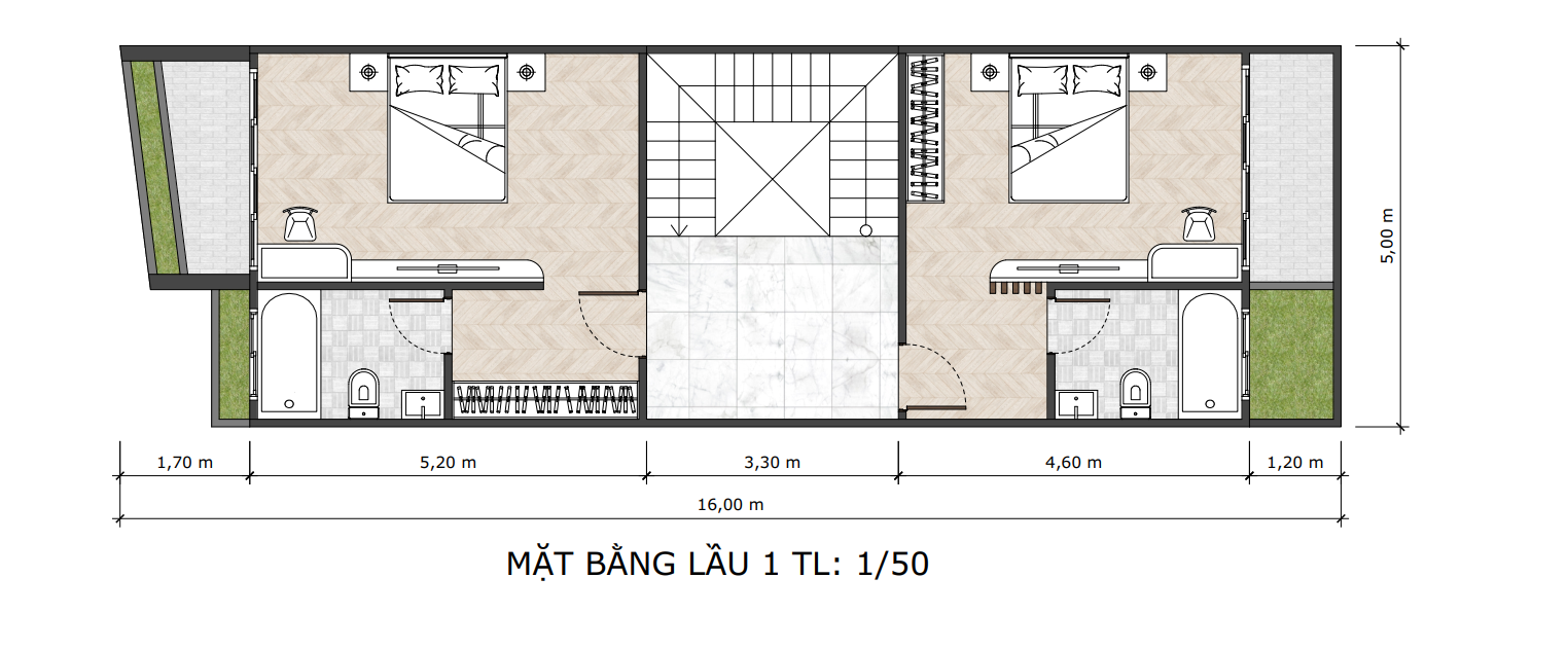 Mãn nhãn mẫu nhà phố 4 tầng đẹp