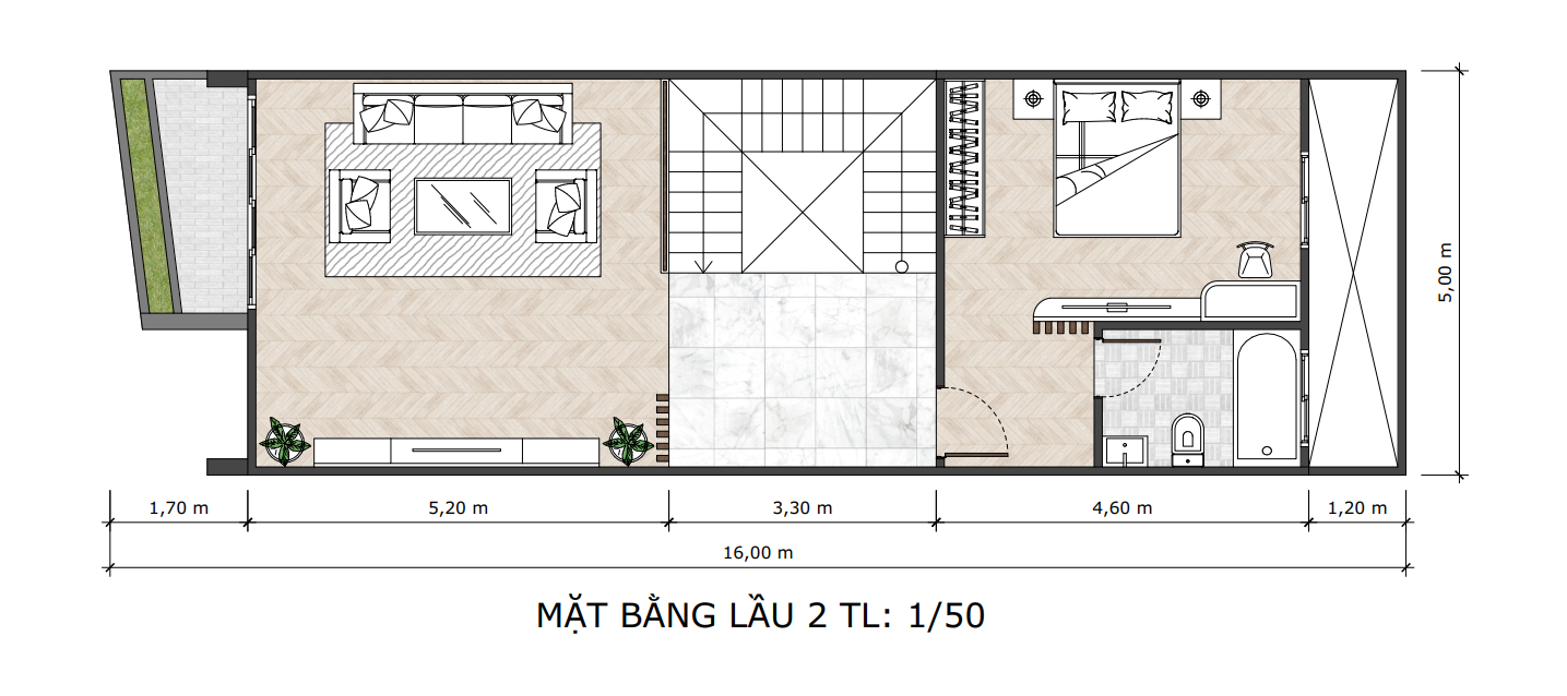Mãn nhãn mẫu nhà phố 4 tầng đẹp
