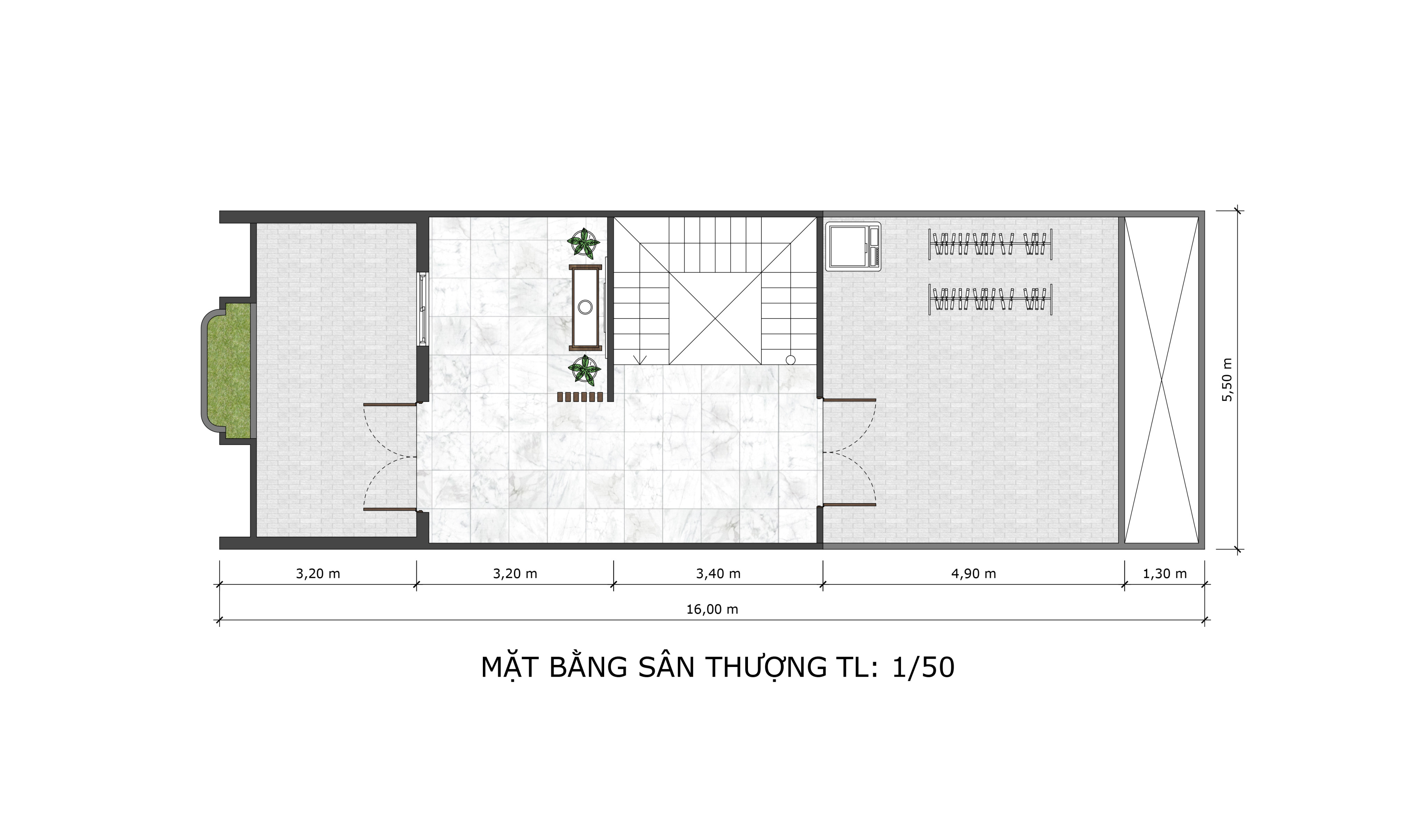 Mẫu nhà 1 trệt 2 lầu cuốn hút