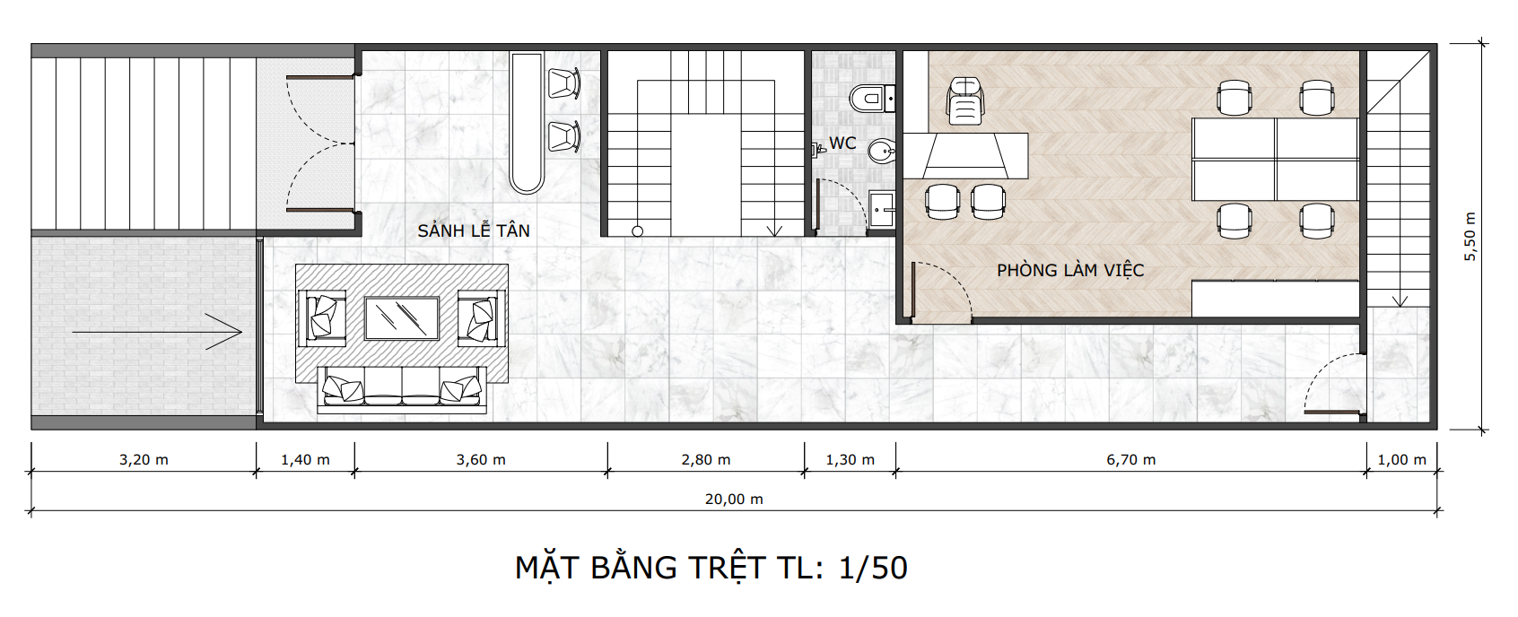 Mẫu nhà phố có tầng hầm để xe đẹp và sang trọng