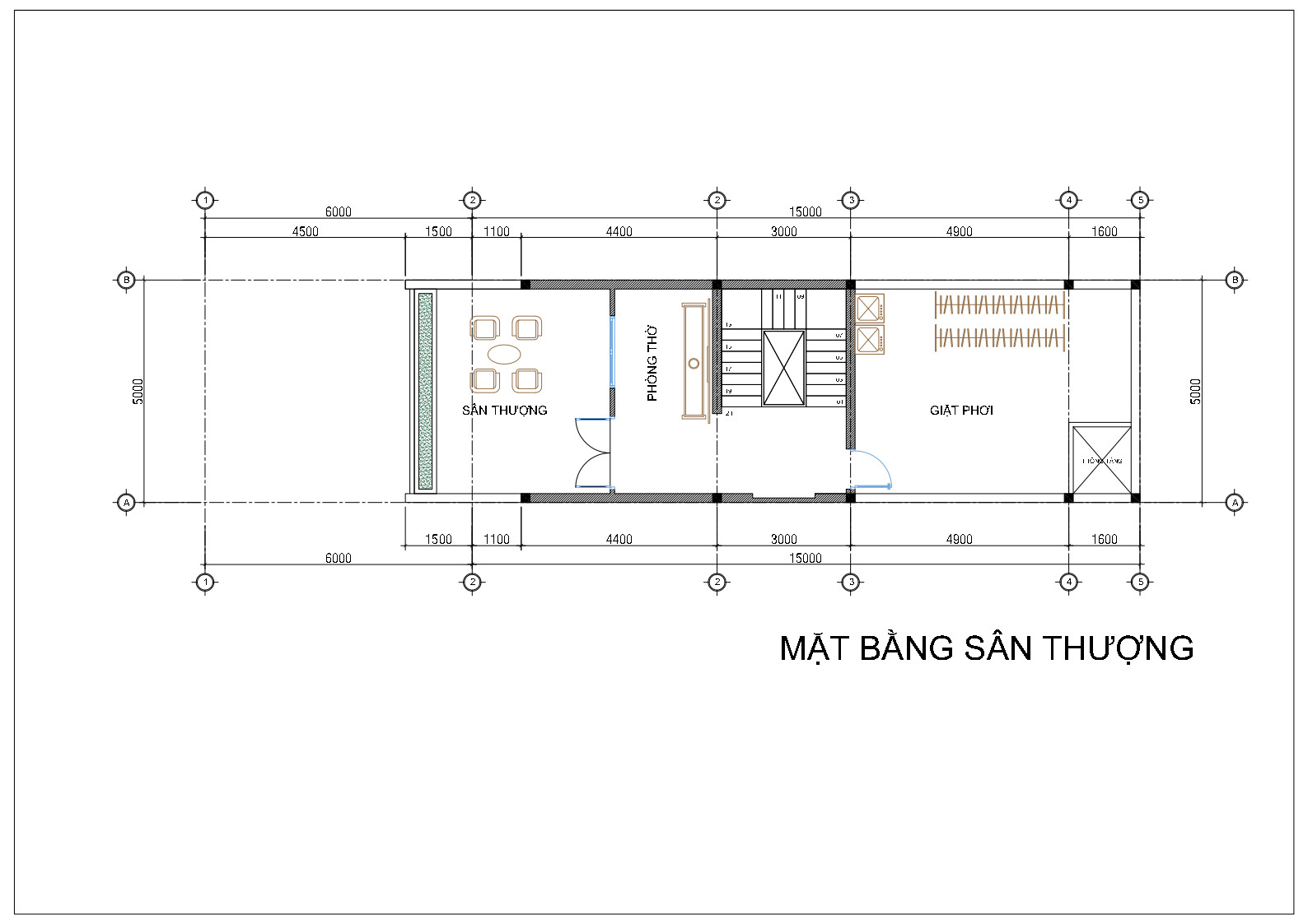Mẫu nhà phố 1 trệt 2 lầu đẹp nhất