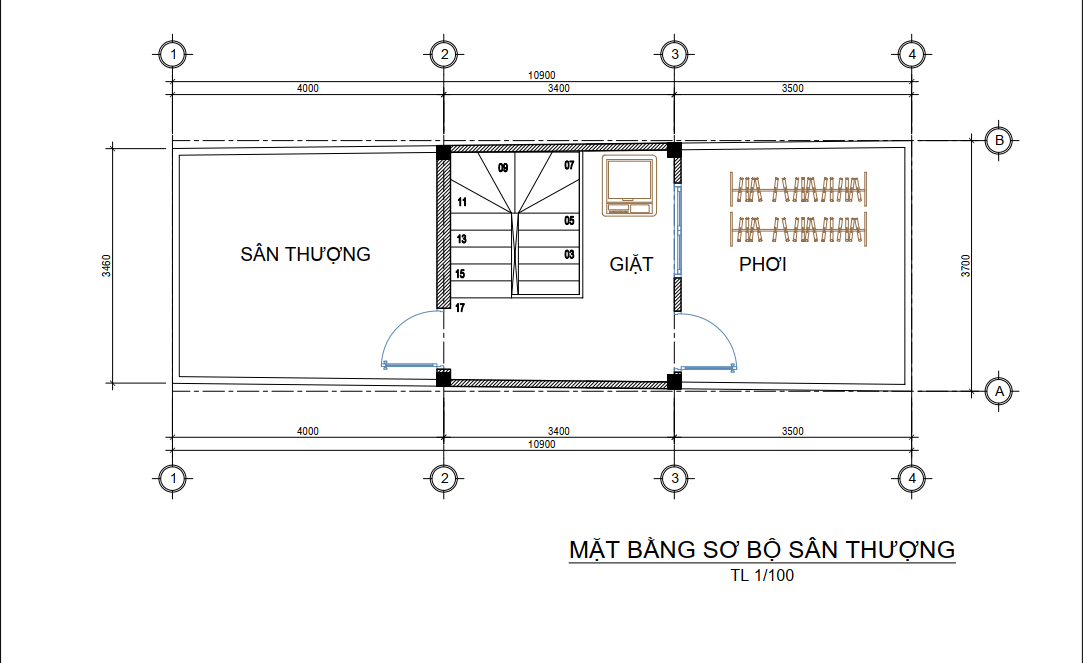Mẫu nhà phố 1 trệt 1 lửng 2 lầu tum đẹp và sang trọng nhất
