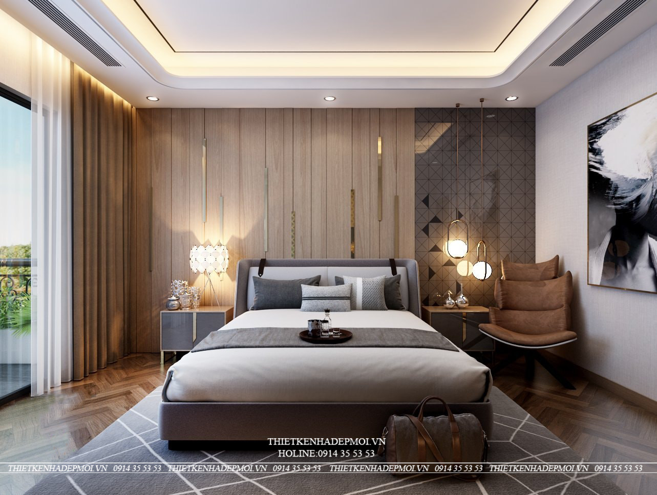 Mẫu nội thất phong cách tân cổ điển