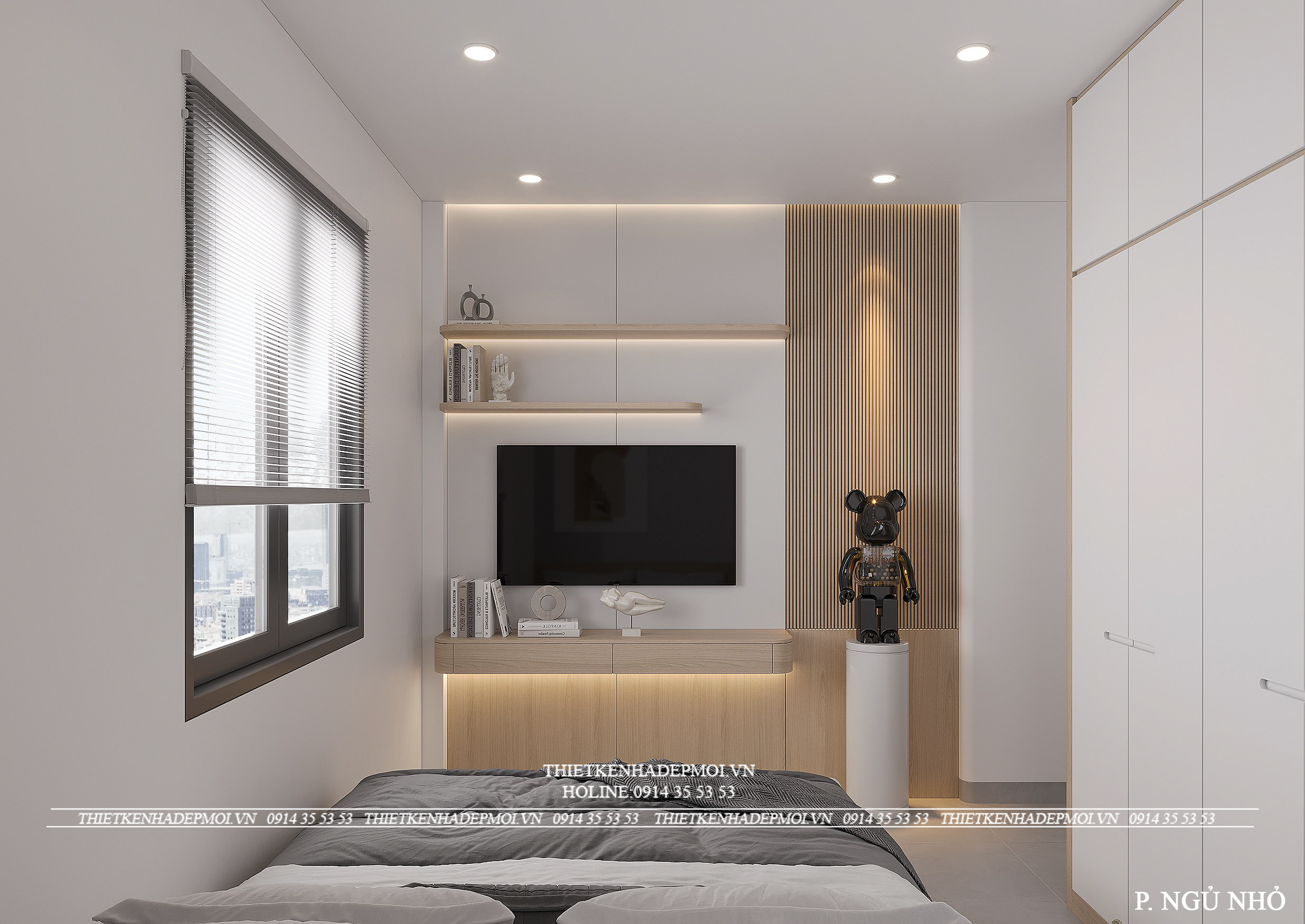 Mẫu nội thất dành cho ngôi nhà 2 mặt tiền