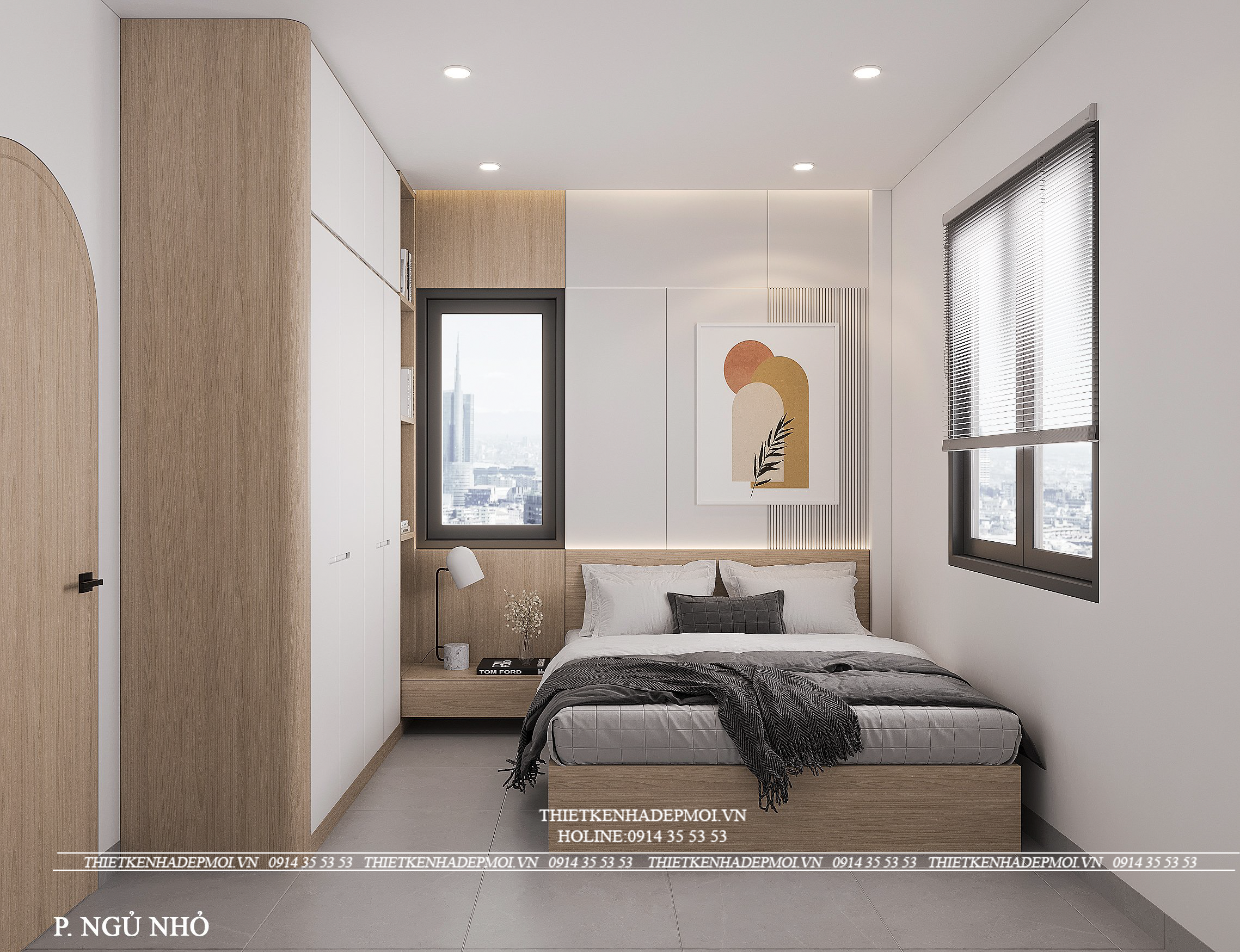 Mẫu nội thất dành cho ngôi nhà 2 mặt tiền