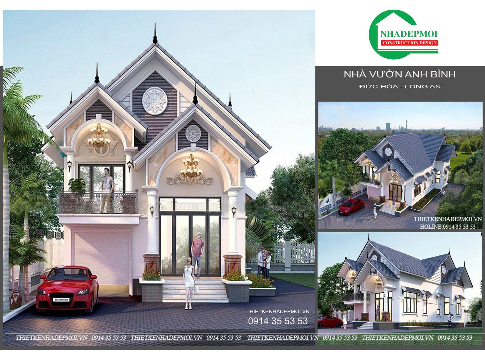 Mẫu mái thái 1 tầng đẹp