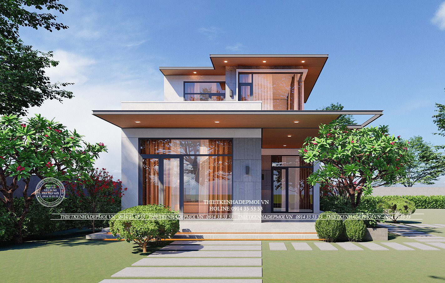 Tổng hợp những mẫu nhà phố 2 tầng đẹp nhất
