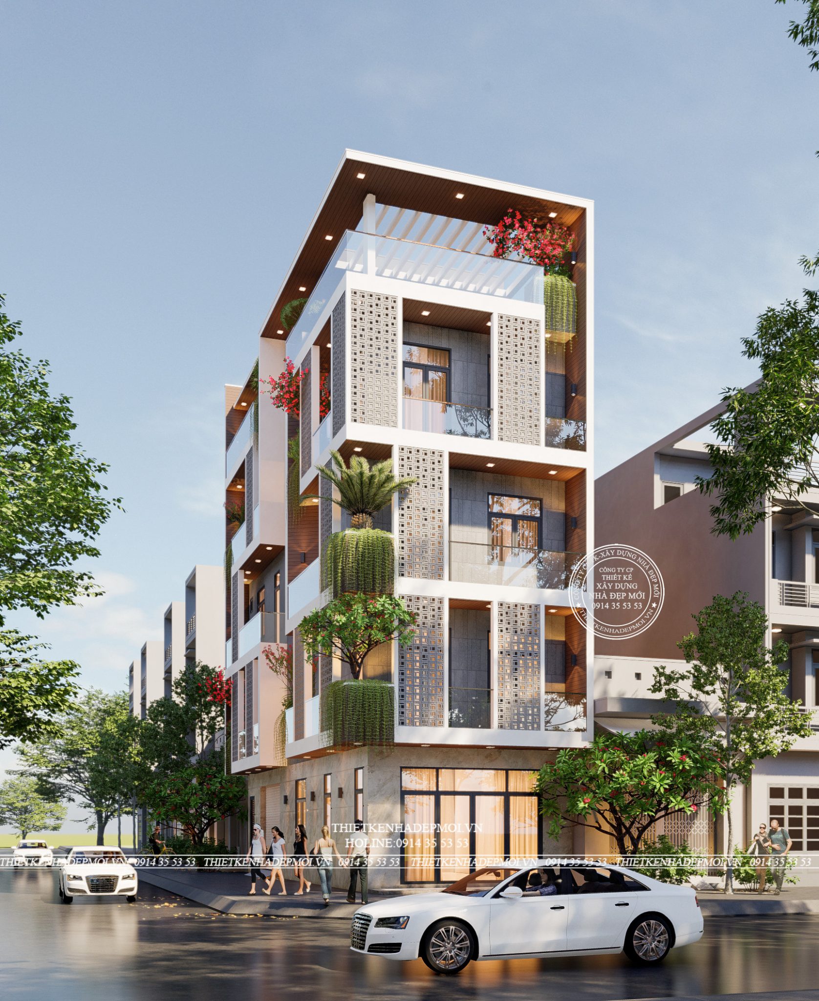 Nội thất nhà phố 2 mặt tiền