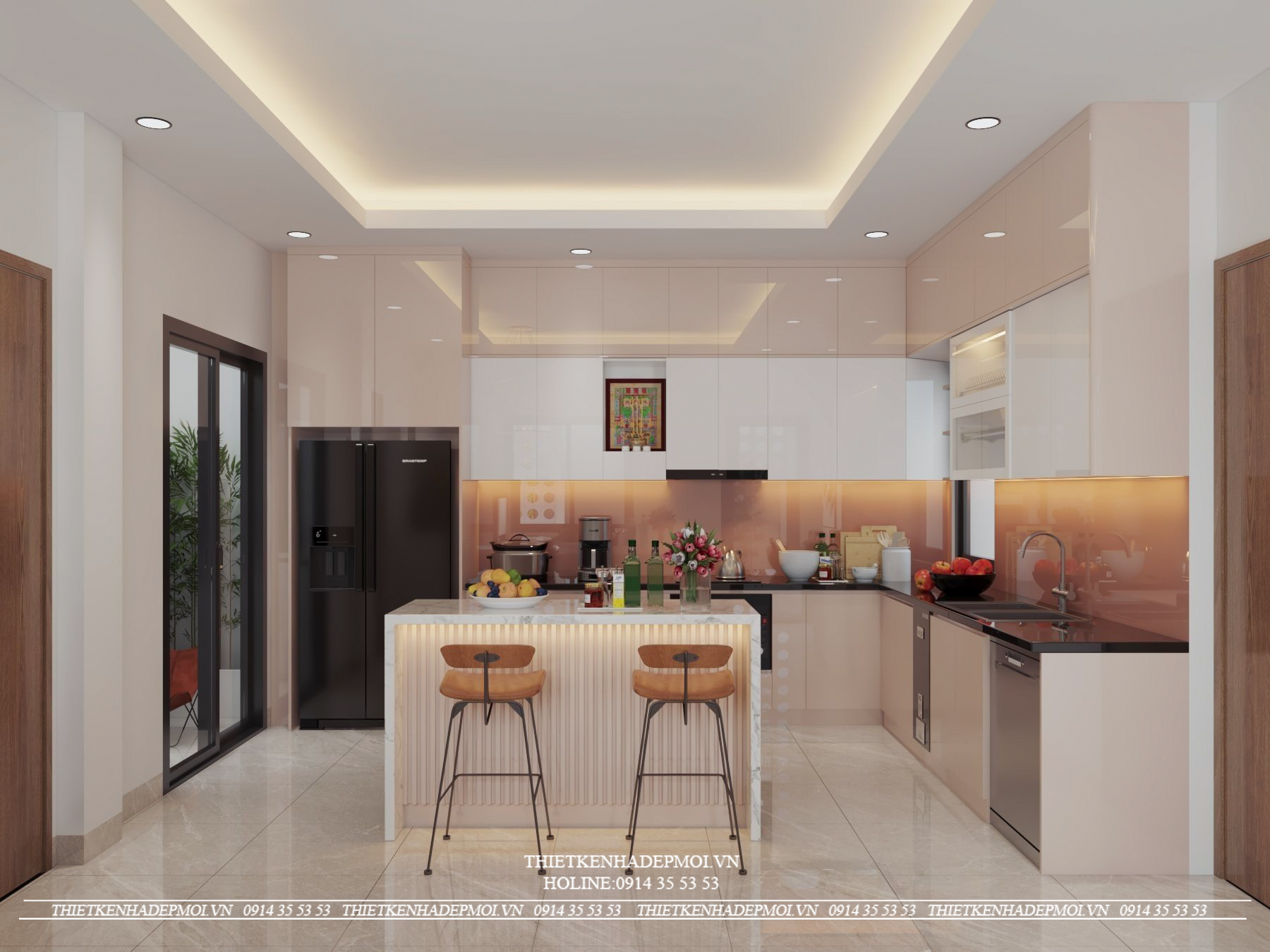 Nội thất nhà phố 2 mặt tiền