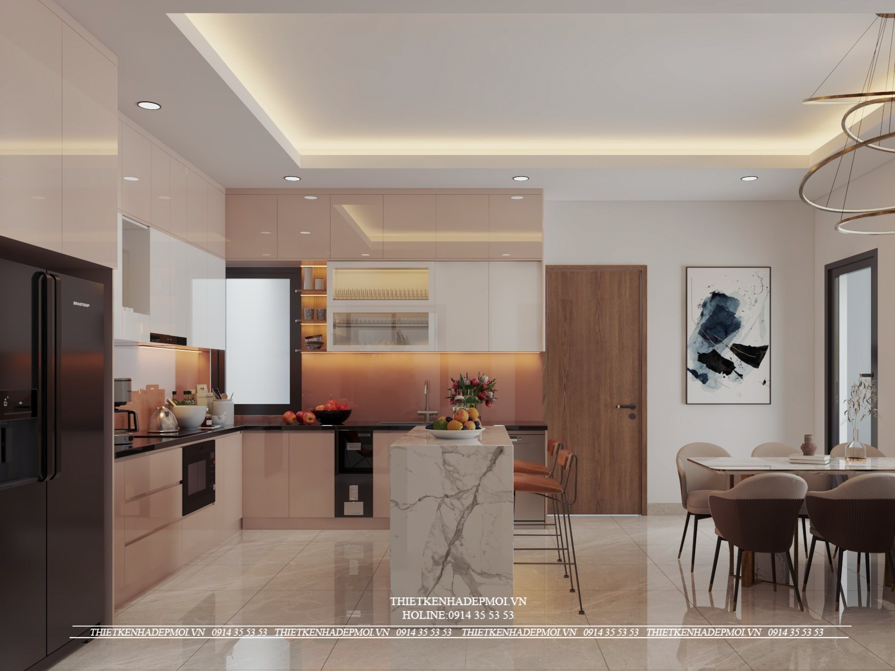 Nội thất nhà phố 2 mặt tiền