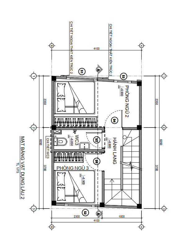 Mẫu nhà phố 3 tầng nhỏ gọn , tinh tế