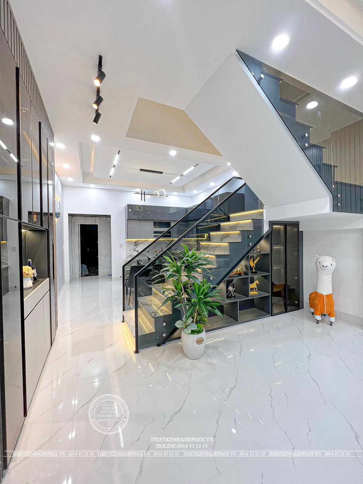 Nhà phố hiện đại 3 tầng