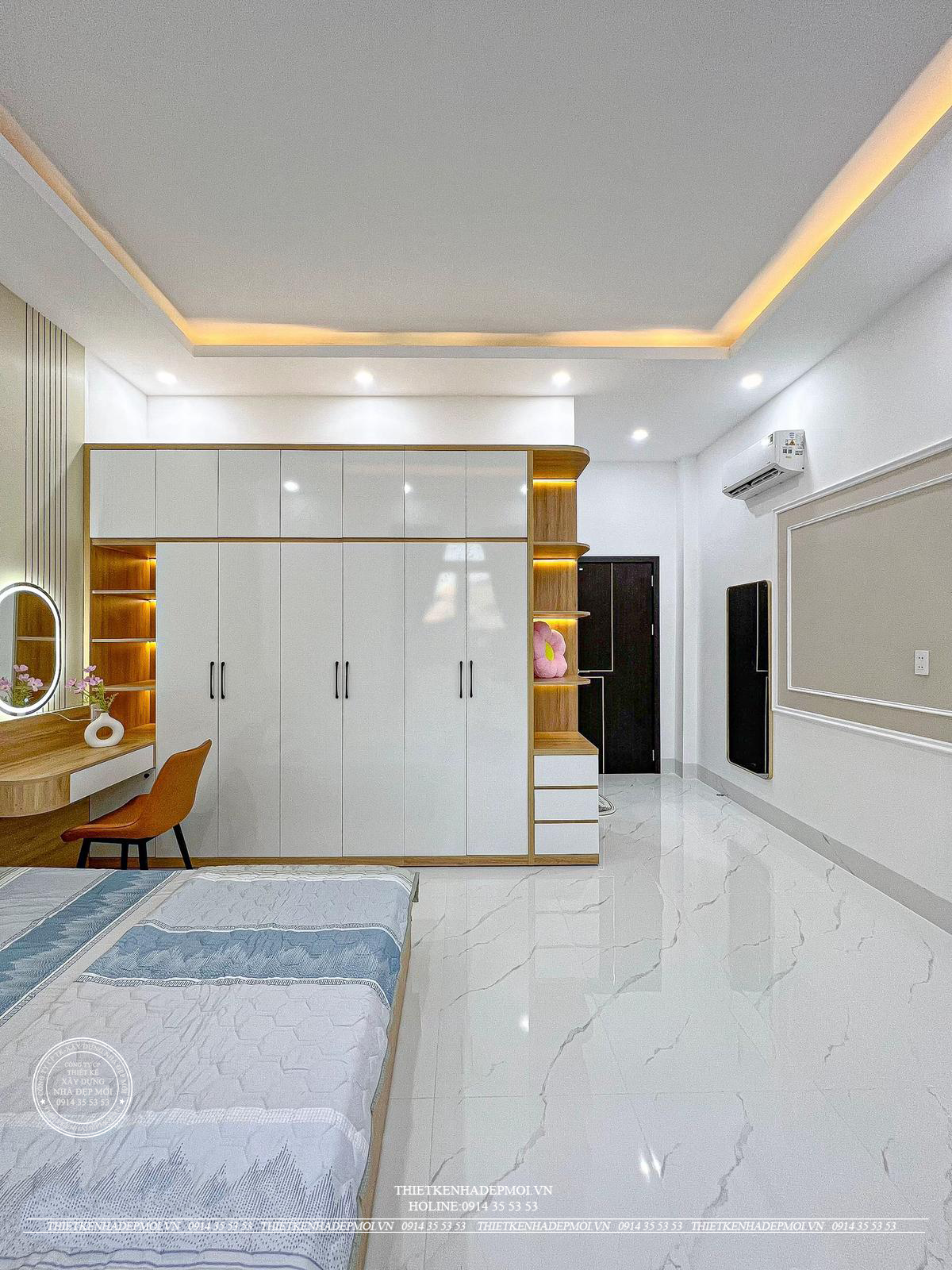 Nhà phố hiện đại 3 tầng