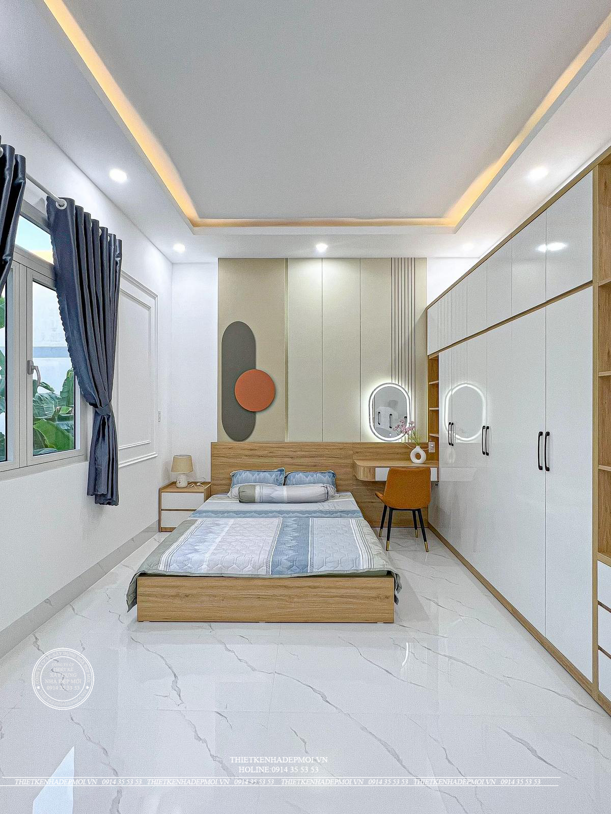 Nhà phố hiện đại 3 tầng
