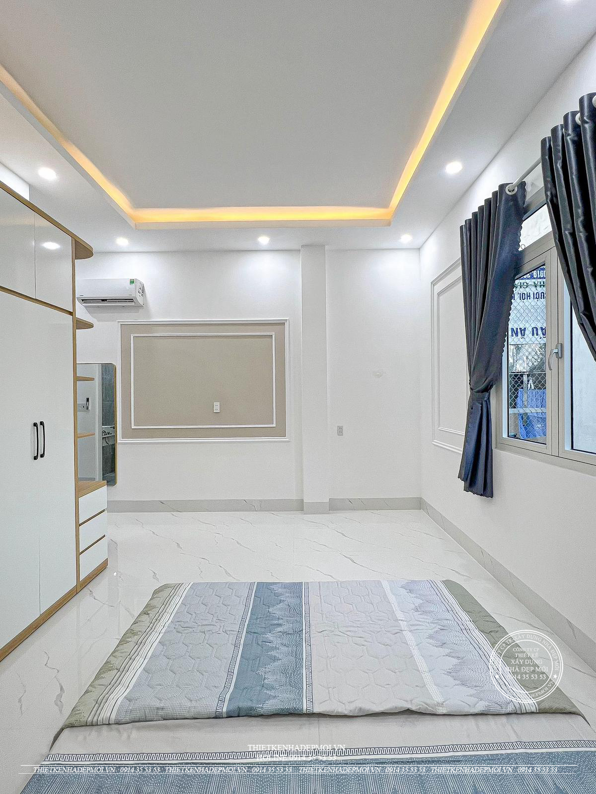 Nhà phố hiện đại 3 tầng