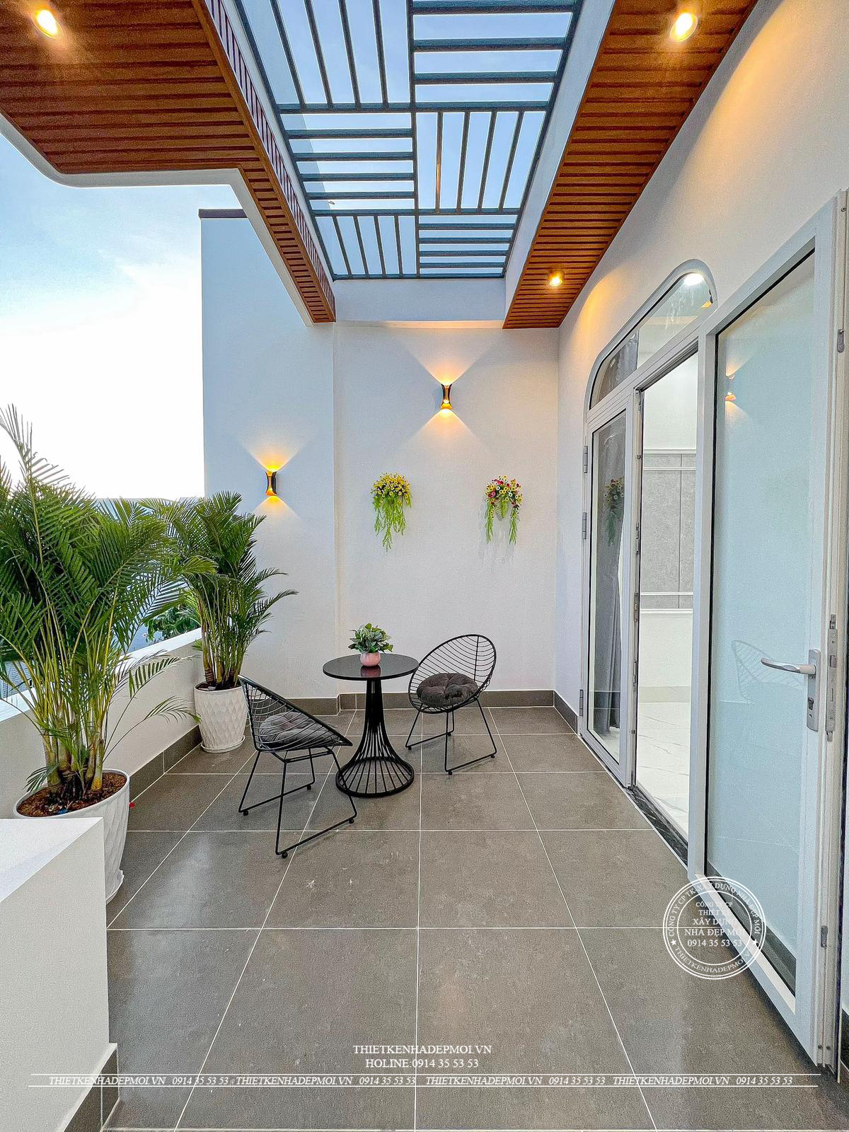 Nhà phố hiện đại 3 tầng