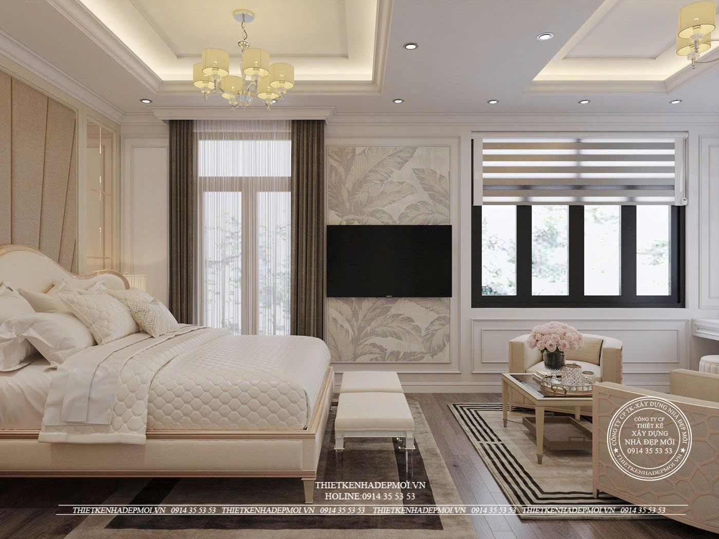Nội thất biệt thự sân vườn mái nhật